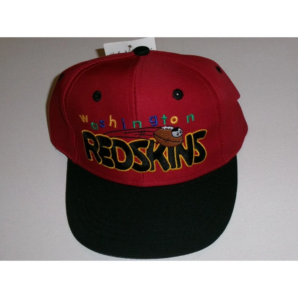WASHINGTON REDSKINS LOGO ATHELTIC SNAPBACK 90S 00S Y2K  HAT CAP VINTAGE RARE  H4